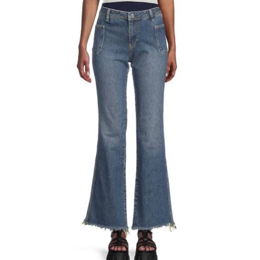 Free People Izzy Low Rise Flare Women's Jeans in The West Size 28 NWT